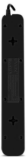купить Фильтр электрический Sven SF-05LU, 5 Sockets + 2 USB (2,4 A), 1.8m, Black в Кишинёве 