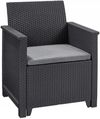cumpără Mobilier pentru grădină Keter Elodie 2 Set Graphite/Coolgrey (246158) în Chișinău 
