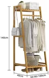 купить Вешалка для одежды miscellaneous RM40 Suport pentru haine 50x40x140cm, bambus в Кишинёве 