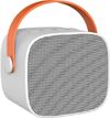 купить Колонка портативная Bluetooth Helmet Portable Karaoke Set Microphone and Speaker P2, 6W, White в Кишинёве 