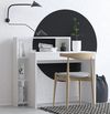 cumpără Masă de birou Trendy Trella, Alb, 95x117x45cm în Chișinău 