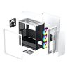 cumpără Carcasa Case Middletower Deepcool CK560 WH ATX White, no PSU, Side panel Tempered Glass,  2xUSB3.0, 1xType-C, Audio x 1/Mic x 1, Pre-Installed LED Fans: Front 3X120mm, Rear 1X140mm (carcasa/корпус) în Chișinău 