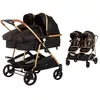 купить Детская коляска Chipolino Kbds02401og Duo Smart Obsidian / Gold в Кишинёве 