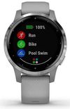 купить Фитнес-трекер Garmin vivoactive 4S Powder Gray/Silver, S.EU в Кишинёве 