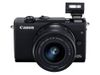 DC Canon EOS M200, Black & EF-M 15-45mm f/3.5-6.3 IS STM KIT (Streaming Kit) 