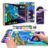 cumpără Set de creație Okto 10005 Tablou 3D cu plastilină ușoară 30x40сm, Noaptea înstelată în Chișinău 