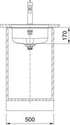 купить Мойка кухонная Franke 101.0692.523 Inox RBX 610/110-38 в Кишинёве 