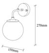 cumpără Candelabru de perete Trendy Lampa de perete Corn-12215 15x27x21cm în Chișinău 