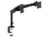 cumpără Brateck LDT05-C011D Interactive Dual Monitor Desk Mount, 13"-24" LCD monitors, +30° ~ -30° tilt; +90° ~ -90° swivel; 360° rotate, VESA: 75x75, 100x100, Arm Extend: 312mm, Clamp thickness: 10-88mm, Max load capacity 8Kg, Min 2Kg în Chișinău 