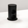 купить Розетка электрическая ASA Plastici 060.47F.00109 Versalift round version 2 sockets F + 1 USB 5V (A+C) Brushed black в Кишинёве 