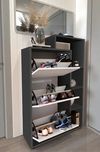 купить Полка для обуви Bofigo Обувница 18-04-81 Anthracite/White в Кишинёве 