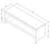 cumpără Comodă TV Trendy TV300 140x45x40cm în Chișinău 