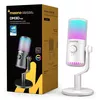 купить Микрофон для ПК Maono DM30RGB(White) в Кишинёве 