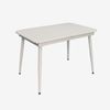 купить Комплект стол и стулья Evelin di Costacurta стол DT-531R Wh + 4 стула YTC-064Wh Bjorn-24 (Light beige) в Кишинёве 