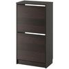 cumpără Raft pentru încălțăminte Ikea Bissa 2 отделения 49x93 Black/Brown în Chișinău 