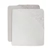 cumpără Lenjerie de pat pentru copii Jollein 2511-507-00156 Cearsaf cu elastic Jersey Ivory/Nougat, 120x60cm, 2buc în Chișinău 
