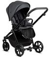 купить Детская коляска Tutis 2in1 MIO PLUS Leather 2/1 Dark Grey 021 (1232021) в Кишинёве 