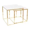купить Журнальный столик Signal Gloria Marble White/Gold в Кишинёве 
