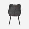 купить Комплект стол и стулья Evelin di Costacurta стол DT-533R B + 4 стула QT-227B UF885-13 (Light grey)/UF885-15 (Dark grey) в Кишинёве 