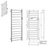 купить Полотенцесушитель Bemeta Radiator baie electric 450x1320 Chrome 180W 704151051 в Кишинёве 