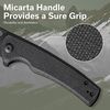 купить Нож походный Sencut S20065-3 Vesperon, mâner Micarta, Liner Lock в Кишинёве 