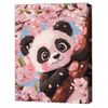 купить Картина по номерам BrushMe KBS0181FC 30x40сm (fără cutie) Panda drăguț в Кишинёве 