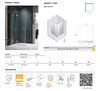 купить Душевая кабина New Trendy Avexa Nickel brushed Rectangular L 90x90x200 EXK-8479 в Кишинёве 