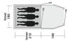 купить Палатка Outwell Earth 3 Plus (111484) в Кишинёве 