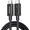 cumpără Cablu telefon mobil Ugreen 30389 Type-C to Type-C Thunderbolt 4, 40Gbps, 0.8m | US501, Black în Chișinău 