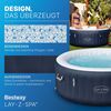 cumpără Piscină cu jacuzzi Bestway 6001C Lay-Z-Spa Miami EnergySense AirJet 4 Dark Blue Round 180x66cm în Chișinău 
