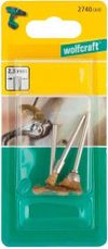 купить Набор головок, бит, насадок Wolfcraft Set de mini-perii din sarma de alama 2740000 в Кишинёве 