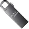 128GB USB3.1 Flash Drive Apacer "AH15A", Dark Gray, Metal, Keychain-Carabin,Capless (AP128GAH15AA-1) 