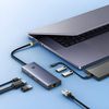 купить Переходник для IT Baseus HUB 7in1 Type-C to HDMI4K@60Hz*1+USB-A 3.1*2+Type-C 3.1*1+USB-A2.0*1+PD*1+RJ45*1, UltraJoy Series, Space Gray в Кишинёве 