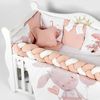 cumpără Lenjerie de pat pentru copii PernaMea Set lenjerie 8 piese Cosita Iepuras Roz (PM.105897/1) în Chișinău 