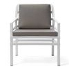 купить Кресло с подушками Nardi ARIA BIANCO grigio Sunbrella 40330.00.136.136 (Кресло с подушками для сада и терас) в Кишинёве 