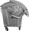 cumpără Coș de gunoi Uniplast 37210 1100 L galvanizat pe roti (1.2 mm) (dezasamblat) GC în Chișinău 