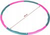 cumpără Echipament de gimnastică Thunder Cerc Hula-Hop, D95, 0,95kg, Pink-Grey (PA038-PINK) în Chișinău 