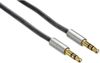 cumpără Cablu pentru AV Hama 173877 AluLine Connecting Cable, 3.5 mm jack plug, 0.5 m, silver în Chișinău 