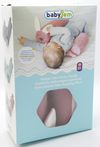 купить Гнездо для новорожденных BabyJem 679 Pernuta pozitionator anti-rasucire pentru bebelusi Roz, 34x36 cm в Кишинёве 