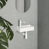 купить Раковина Ravak Veda 400 L 40.8x22.2cm White XJXL1240000 в Кишинёве 