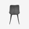 купить Комплект стол и стулья Evelin di Costacurta стол DT-533R B + 4 стула YTC-055B UF885-15 (Dark grey) в Кишинёве 