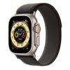 Apple Watch Ultra GPS + Cellular, 49mm Titanium Case with Black/Gray Trail Loop - M/L, MQFX3 
