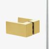 cumpără Cabină de duș New Trendy Avexa Gold Brushed Pentagonal R 90x90x200 Hinged EXK-3854 în Chișinău 
