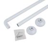 купить Карниз для ванной Hydro S 0530015 Bara de colt pentru perdea dus, inox , alba в Кишинёве 