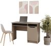 cumpără Masă de birou MebelStar LILU 110x50x75 Cashmere (MBS-1308) în Chișinău 