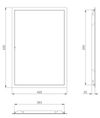 купить Аксессуар для климатической техники Europlast 7504664 Ecran de inspecție, metal, 600x400mm (RLM6040) в Кишинёве 