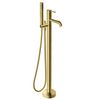 купить Смеситель для ванны Ferro Ciriculus gold BCK11FBG (cada freestanding) в Кишинёве 