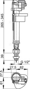 купить Поплавок (нижняя подводка) А17 1/2 (3807)  ALCAPLAST в Кишинёве 