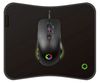 Gaming Mouse & Pad Gamemax MG7, Optical, 1200-3200 dpi, 6 buttons, Ergonomic, RGB, Black, USB 