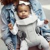 Анатомический рюкзак-кенгуру BabyBjorn One Air Silver, 3D Mesh 